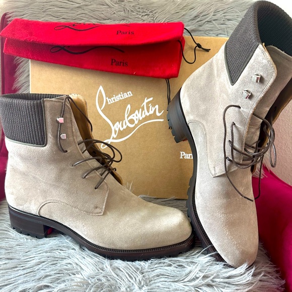 Christian Louboutin Other - Christian Loboutin Mens Boots. Used twice! Like new